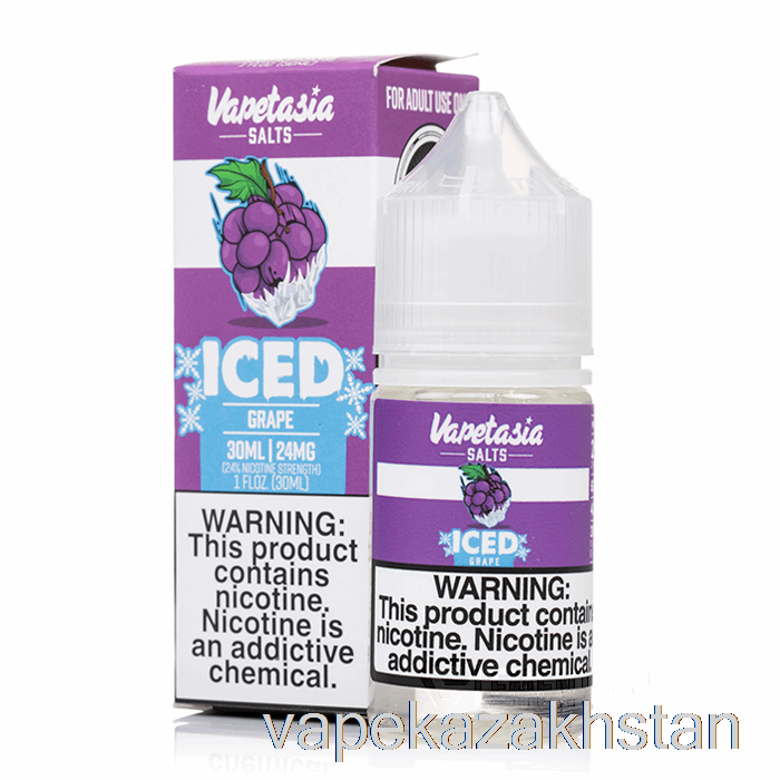 Vape Disposable ICED Grape - Vapetasia Salts - 30mL 48mg